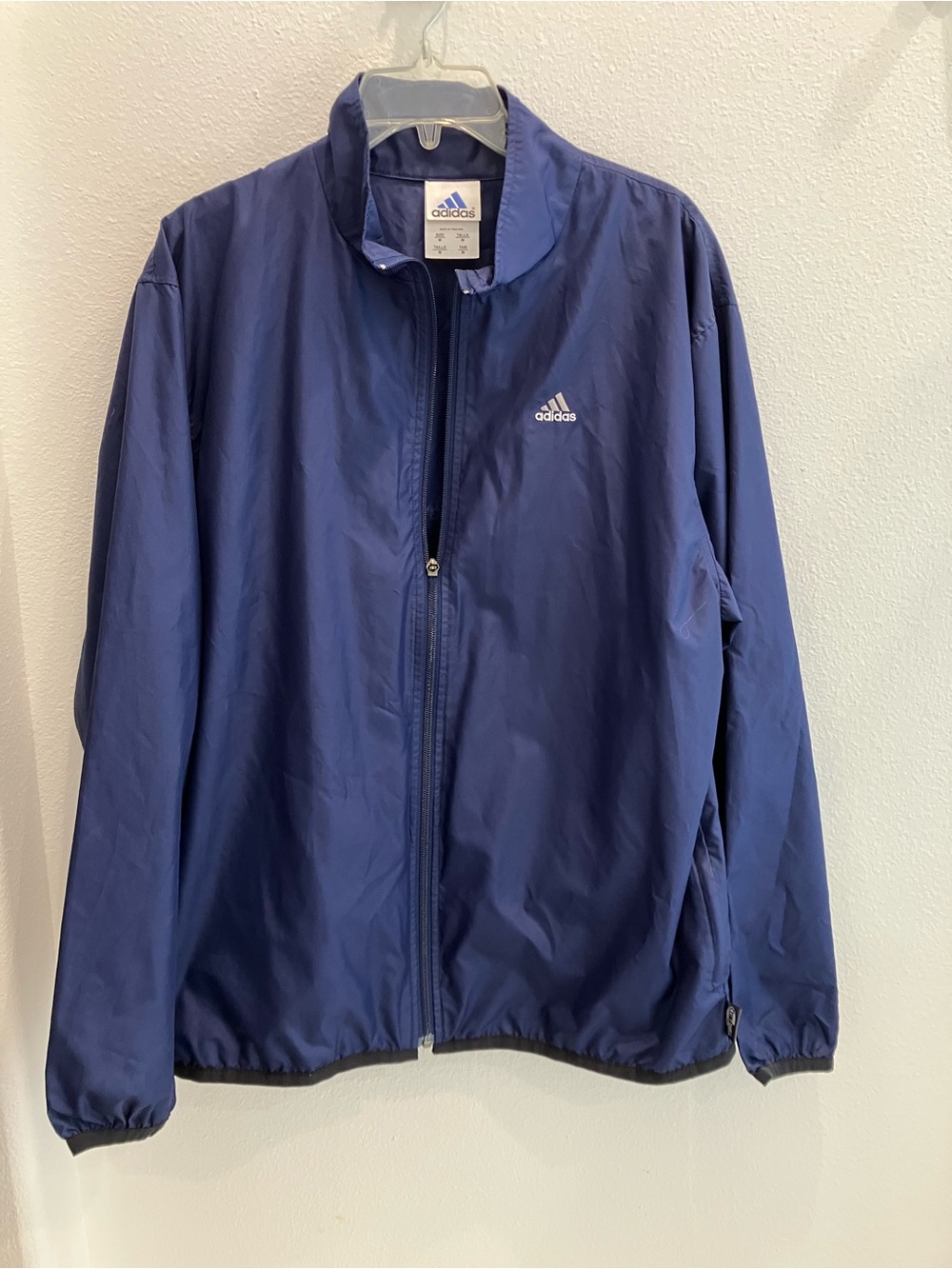 Men’s adidas Navy Full-Zip Windbreaker Jacket